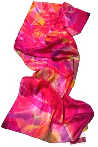 Pink Way Silk Scarf