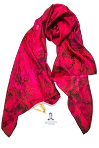 Scarlet Silk Scarf