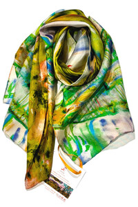 Harbour Bridge in Fireworks Silk Scarf 2024