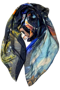 Carnival Silk Chiffon Wrap