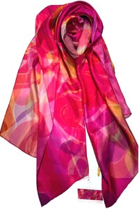 Pink Way Silk Scarf